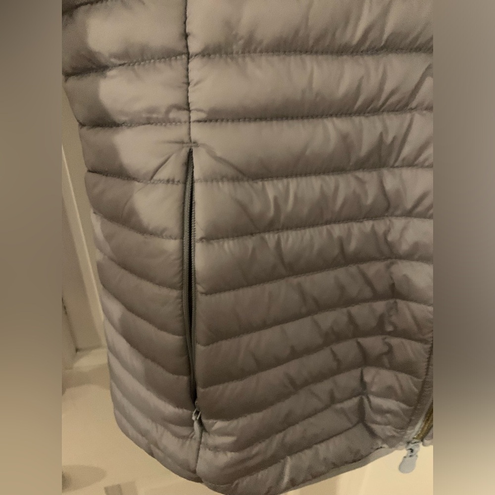 Save the Duck Puffer Jacket Women’s Light Gray Size 1 Small - Picture 5 of 8